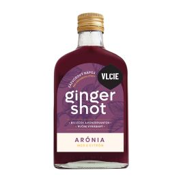 Ginger SHOT – Zázvorová šťava Arónia + Med + Citrón 100ml