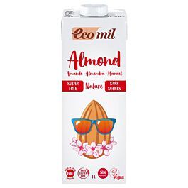 Mandľové mlieko nesladené, Ecomil, 1l