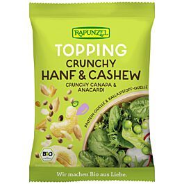 Topping, chrumkavé kešu a konope, 100g