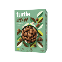 Chrumkavé vankúšiky s plnkou z lieskových orechov, Turtle, 300g