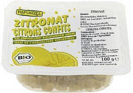 Citrónová kôra kandizovaná