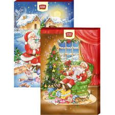 Adventný kalendár, mliečna čokoláda