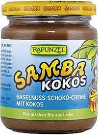 Samba, nátierka čoko-oriešková s kokosom, 250g