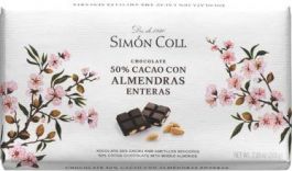 Jemne horká čokoláda s mandľami, 200g, Simón Coll