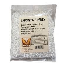 Tapiokové perly, 250g, Natural Jihlava