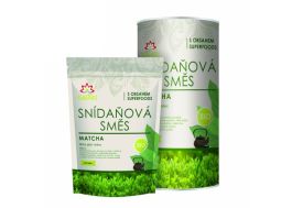 Raw raňajková zmes matcha, 800g, Iswari