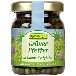 Zelené korenie v kokosovom octe, 60g (35g), Rapunzel