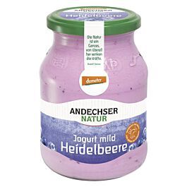 Jogurt čučoriedka, 500g, Andechser