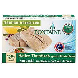 Svetlý tuniak vo vlastnej šťave, Fontaine