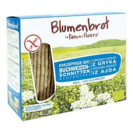 Pohánkové chlebíčky, bez lepku, Blumenbrot