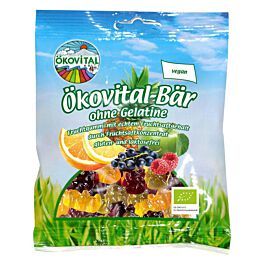 Bio medvedíky bez želatíny, Oekovital, 100g