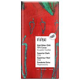 Horká čokoláda s chili, Vivani, 100g