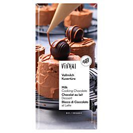 Čokoláda mliečna - poleva, Vivani, 200g