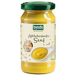 Horčica stredne ostrá, Byodo, 200ml